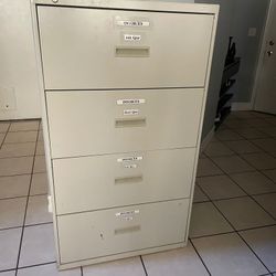 HON HEAVY DUTY PROFESSIONAL LATERAL CABINETS 4 DRAWERS