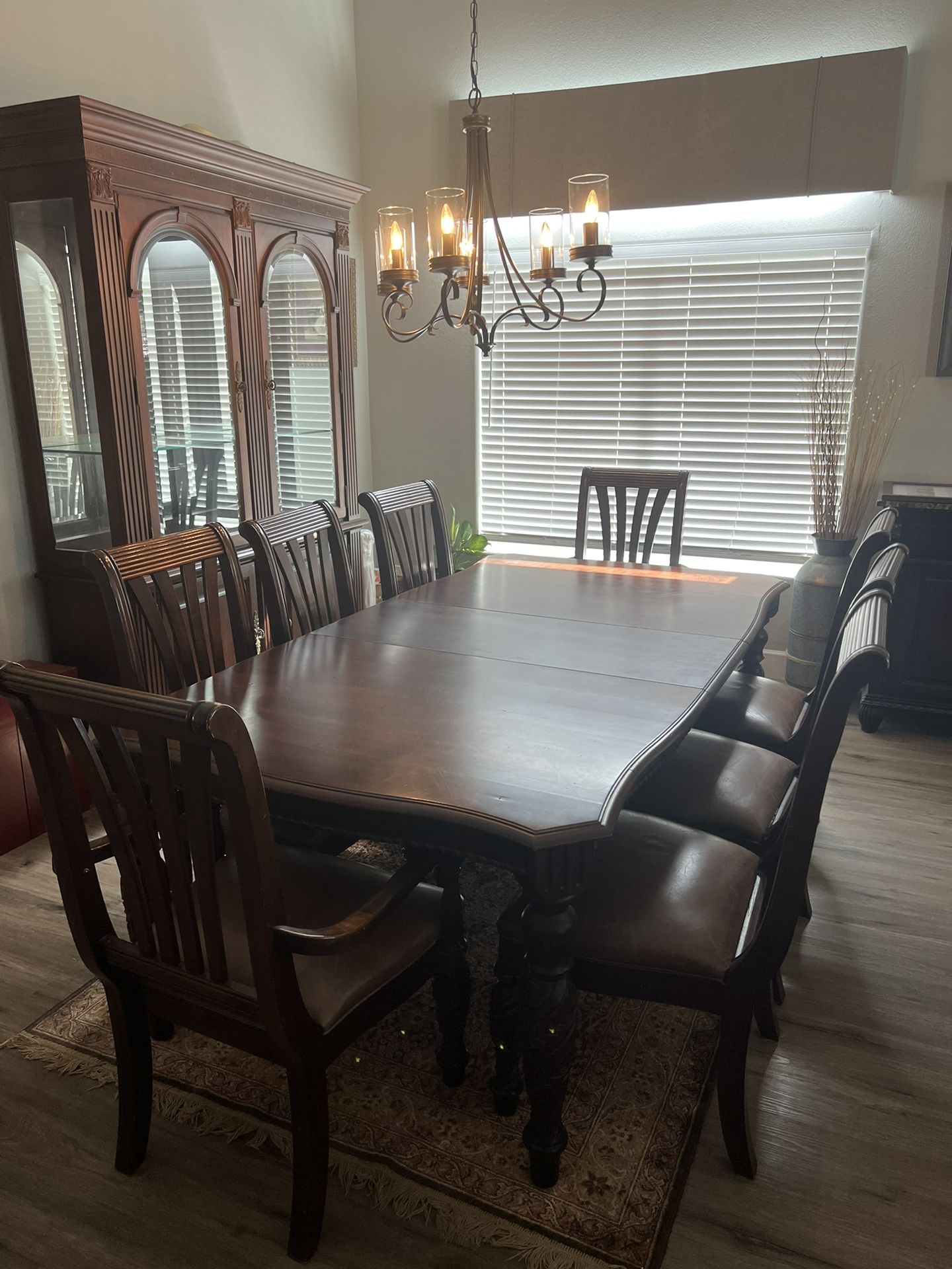 Dining Room Table and Hutch