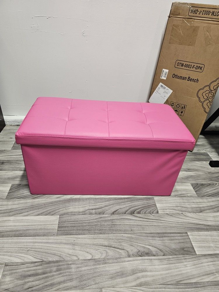 Pink Ottoman