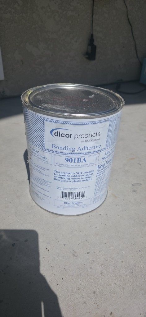 Dicor 901BA-1 Water-Based RV Roof System Bonding Adhesive - EPDM and TPO Compatible, 0.75 Gallon