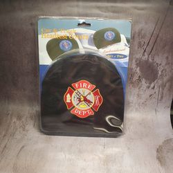 Fire Department Embroidered Headrest Covers For Car Or Truck