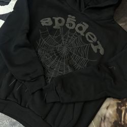 black spider hoodie