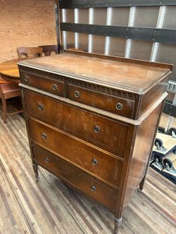 Vintage Dresser with Brass Accent