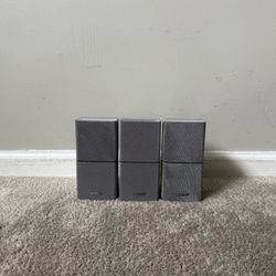 Bose 3 Double Cube Home Theater Surround Satellite Speakers