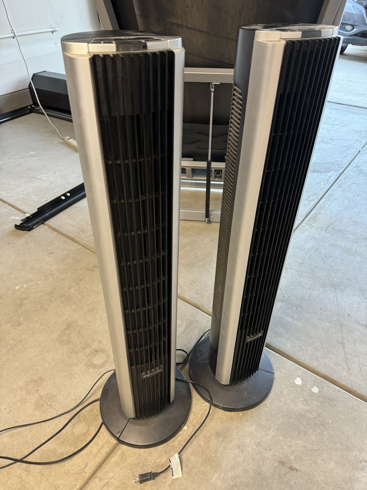 2 Tower Fans For Sale