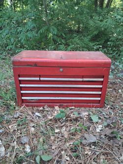 Vintage Craftsman 9-Drawer Metal Tool Chest-Heavy Duty