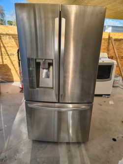 LG Refrigerator stainless steel 3 door