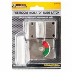 Restroom Indicator Slide Latch