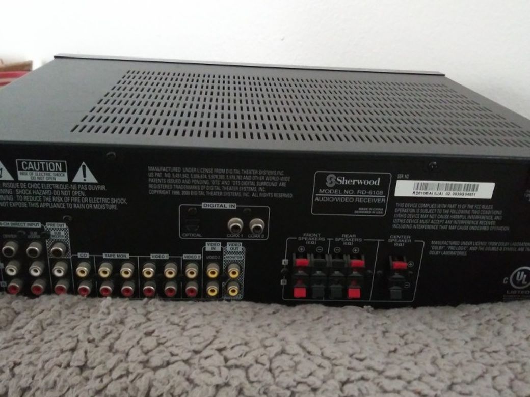 SHERWOOD STEREO RECEIVER MODEL RD-6108