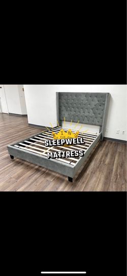 Queen size bed frame only