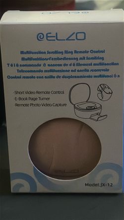 ELZO Multifunction Scrolling Ring Remote Control