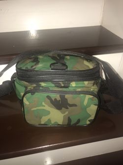 Expandable army lunch bag new