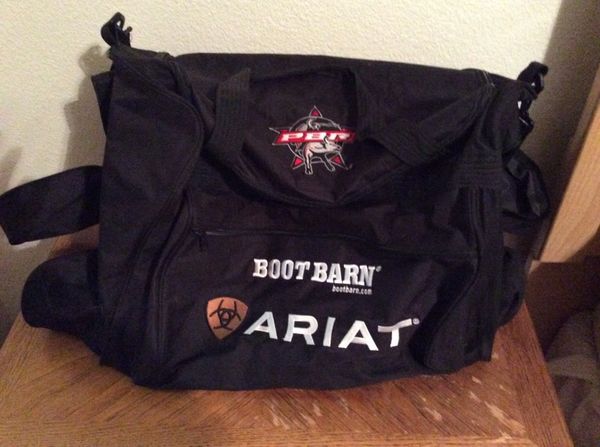 Extra Large Ariat Boot Barn Pbr Black Duffle Bag For Sale In