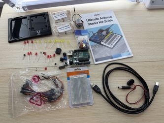 Brand New Vilros Arduino Uno Starter Kit - Includes Arduino Uno R3 Board, 190+ Electronics Components, Breadboard, Jumper Wires, DC Motor SKU304-S1