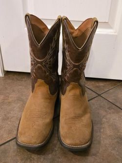 Full Leather Cowboy Boots men size 10