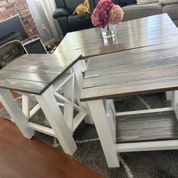 Coffee Table Set With Tv Console 