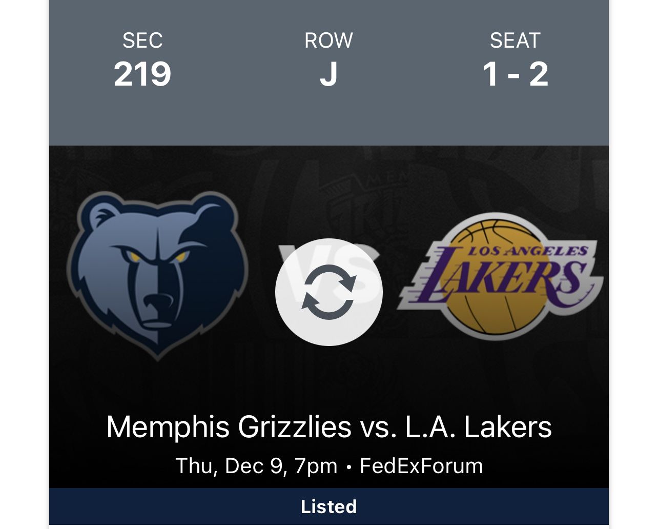 Grizzlies Vs Lakers 