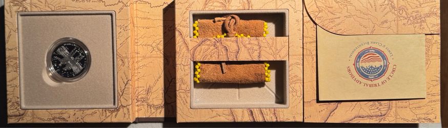 Lewis and Clark US mint coin and pouch set