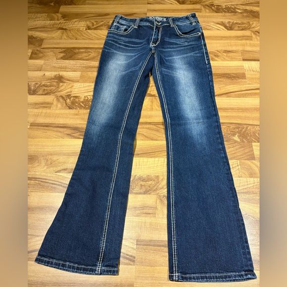Rock & Roll Denim Mid Rise Bootcut Jean Size 29x34