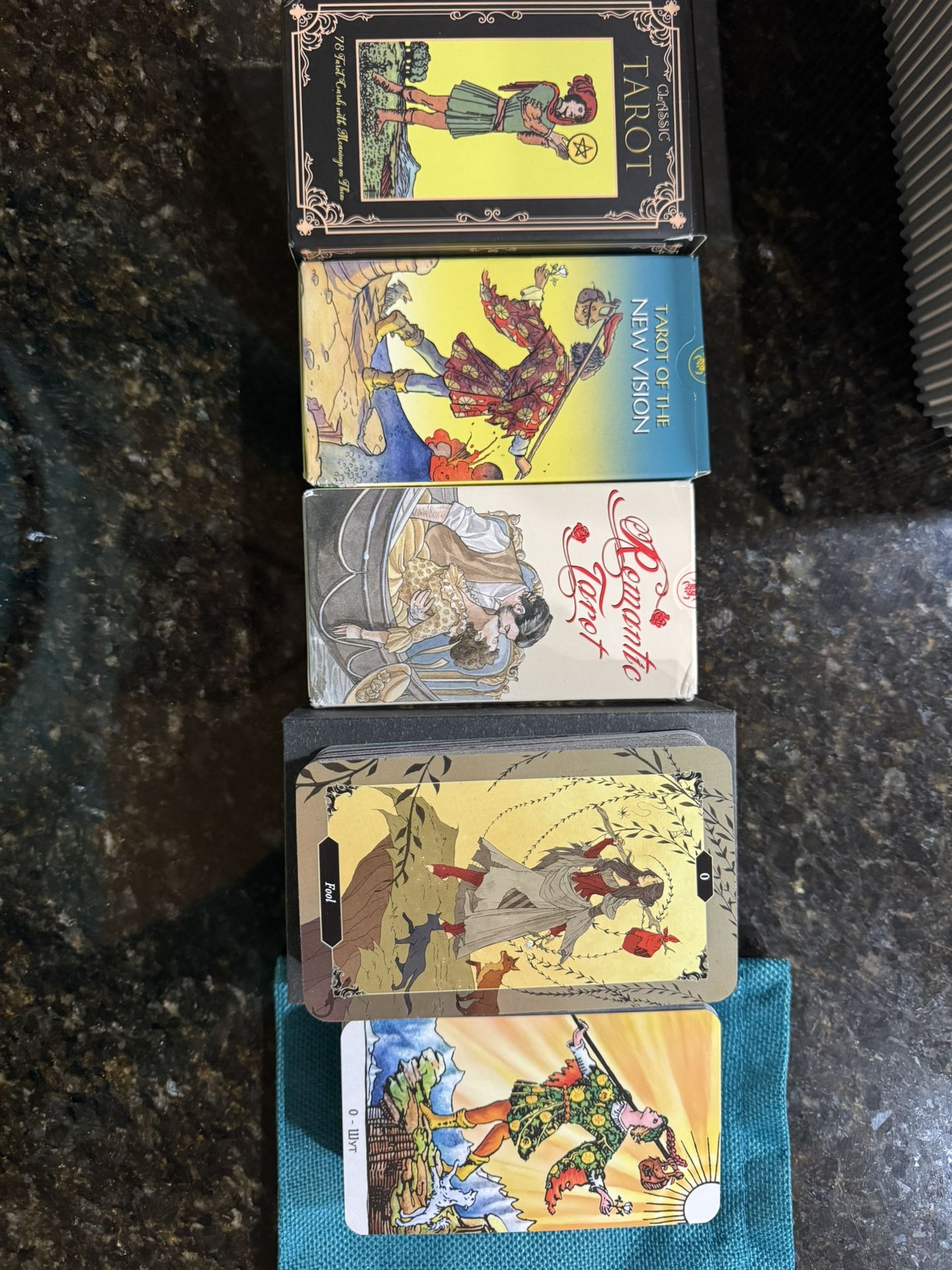 5 Tarot Decks