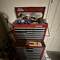 Craftsman Tool Box full with tools 