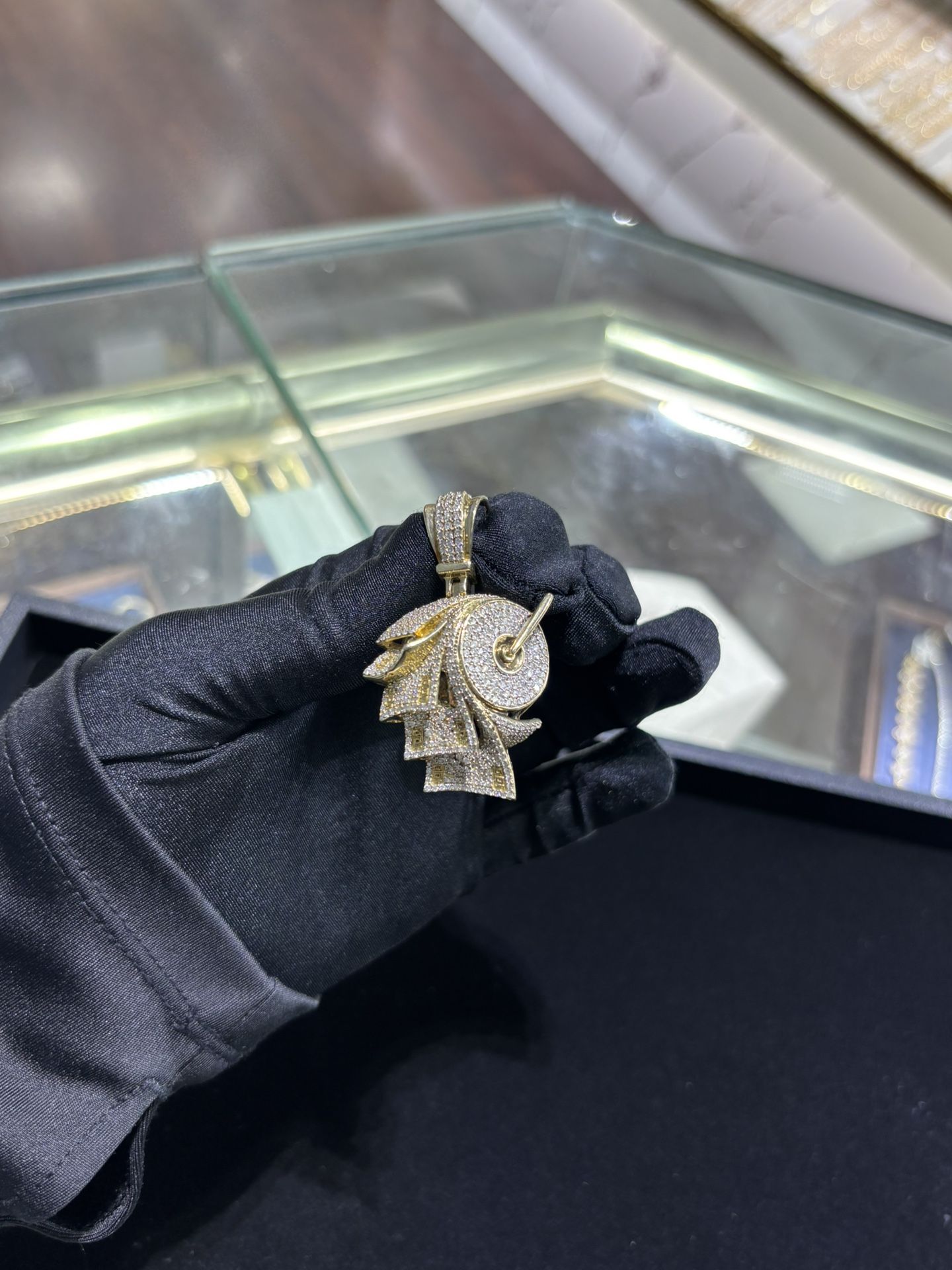 10k Gold Diamond Charm