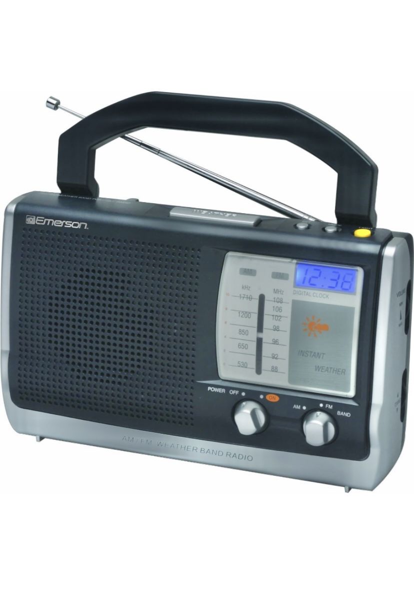 Emerson Portable Weather Clock Radio (RP6251)