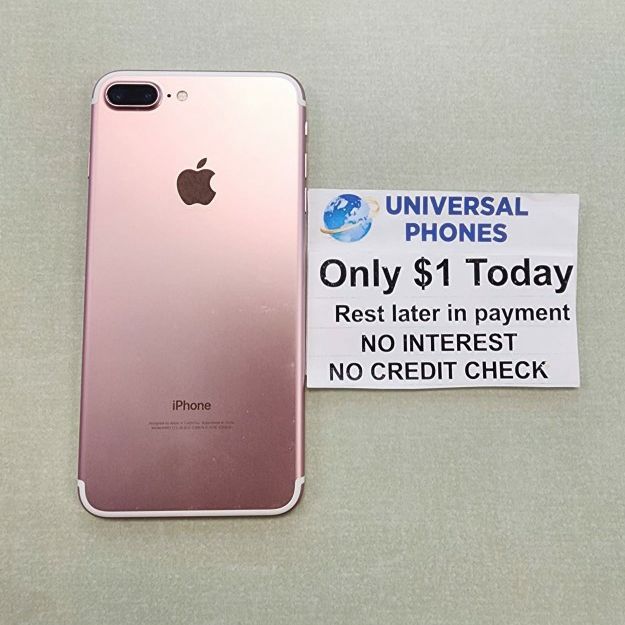 APPLE IPHONE 8 PLUS 64GB UNLOCKED. NO CREDIT CHECK $1 DOWN  PAYMENT OPTION.  3 MONTHS WARRANTY * 30 DAYS RETURN * 