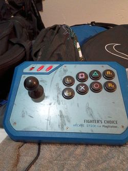 FIGHTER'S CHOICE ARCADE STICK FOR PLAYSTATION 1 AND 2