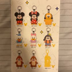 Opened Box- Mickey Family Cute Together Keychain Series Figures - Chip