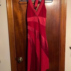 Vintage Taboo Red Dress 