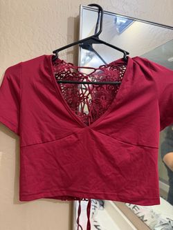 Crop top size large 8/10