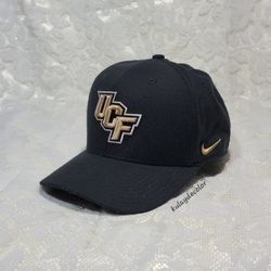 Nike UCF Knights Black Fitted Hat Cap Embroidered University of Central Florida