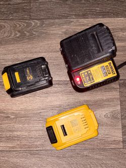 Battery and charger for DEWALT