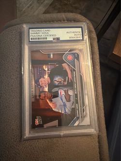 2025 Topps Now #324 Sammy Sosa - Authentic Auto Slab
