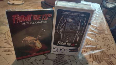 Lot Of Friday The 13th DVD & Blockbuster Puzzle