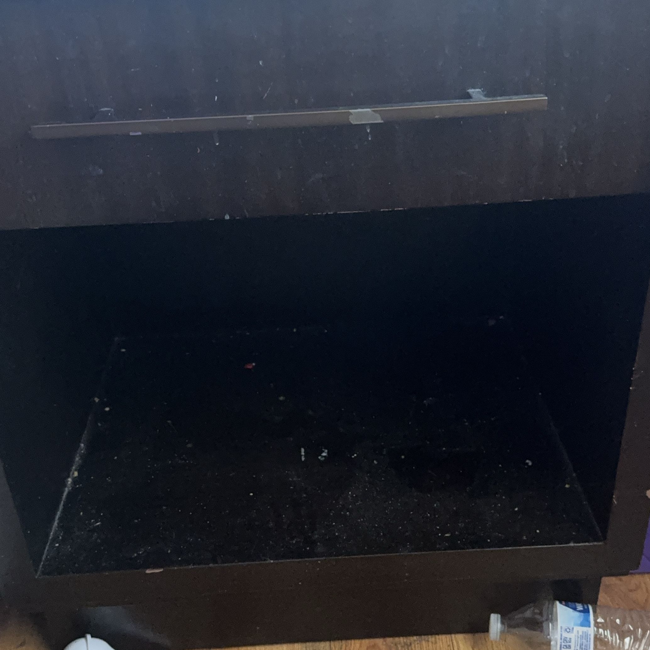 Black TV Stand Entertainment Cabinet