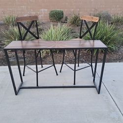 Wood Table And Chairs