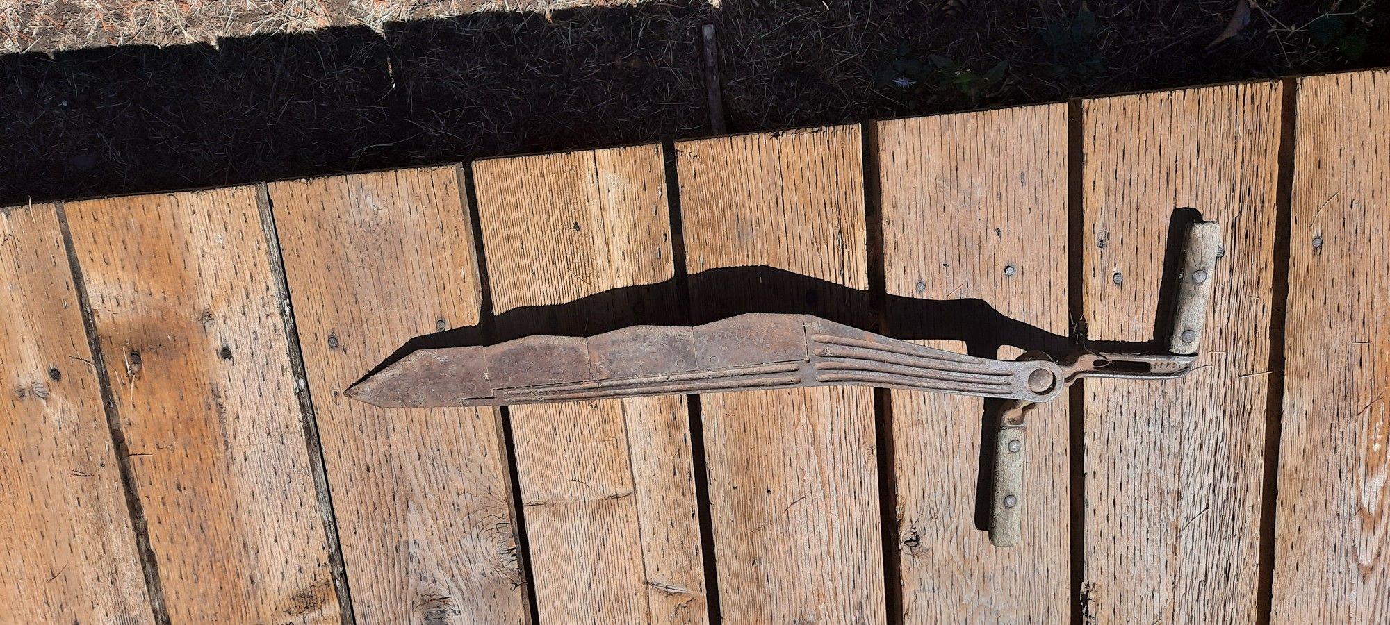 Vintage Ice and, Hay Knife and Saw