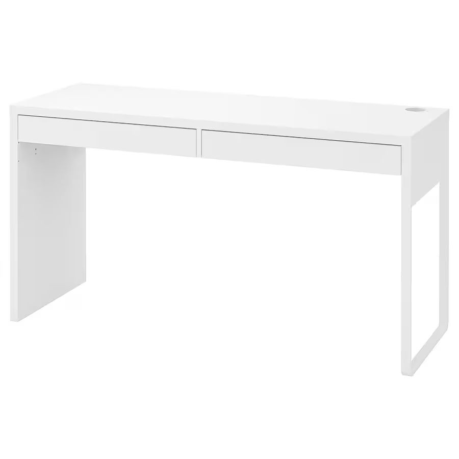 IKEA MICKE Desk, white, 55 7/8x19 5/8 "