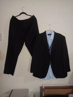 Black Men's Three-Piece Suit