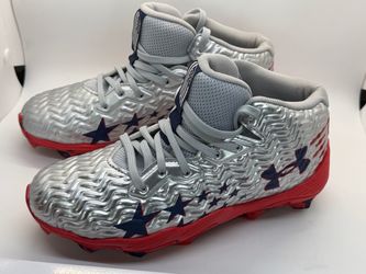 Under Armour Hammer Mid RM Football Cleats Size 5Y