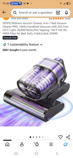 FEPPO Mattress Vacuum Cleaner,