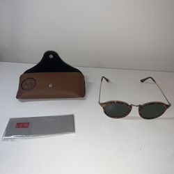 Ray-Ban Round Fleck Sunglasses