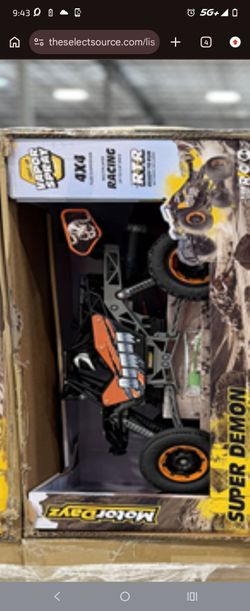 Motor Dayz RC 4x4 Heavy Metal Demon Super Buggy Lights Vapor USB