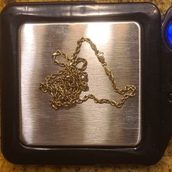 14k Gold 3mm Diamond Cut Rope Chain - 18 in.

