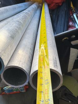 8 Aluminum Tubes, 2-inch Diameter, 4-ft Length, Heavy Dut