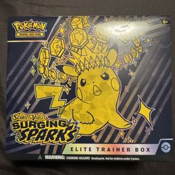 Pokemon Scarlett And Violet Surging Sparks Etb