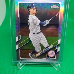 Yankees Aaron Judge Refractor Card