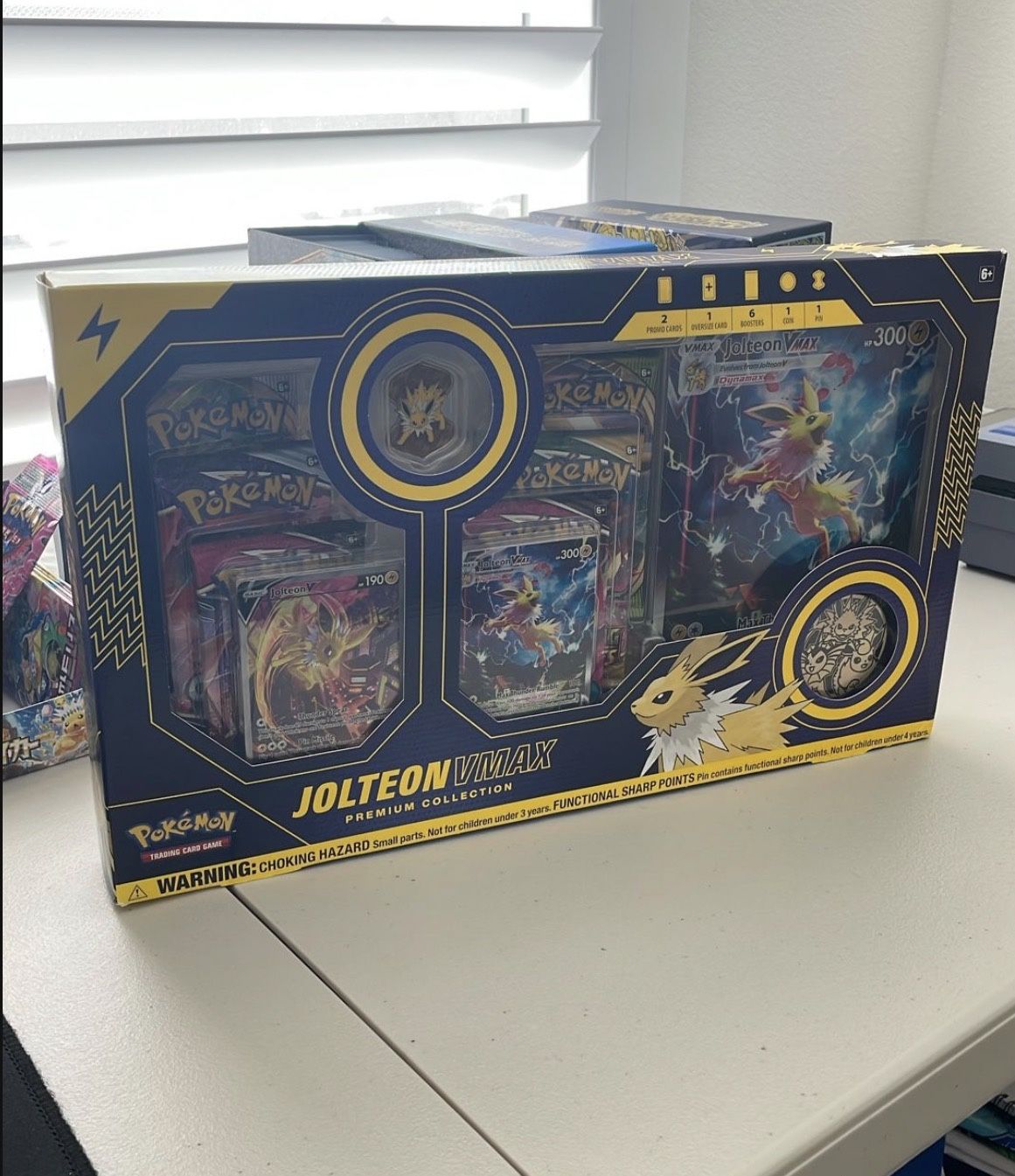 New Pokemon Jolteon VMAX Premium Collection Box
